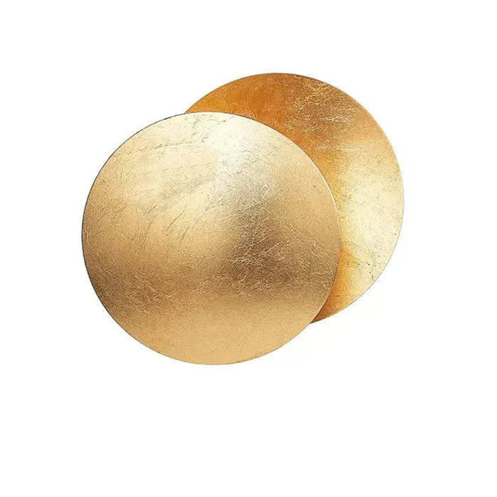 Wandlamp Goudkleurig Metaal Met Draaiende Schijven