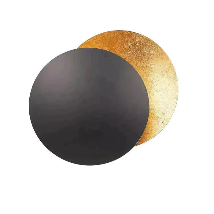Wandlamp Goudkleurig Metaal Met Draaiende Schijven