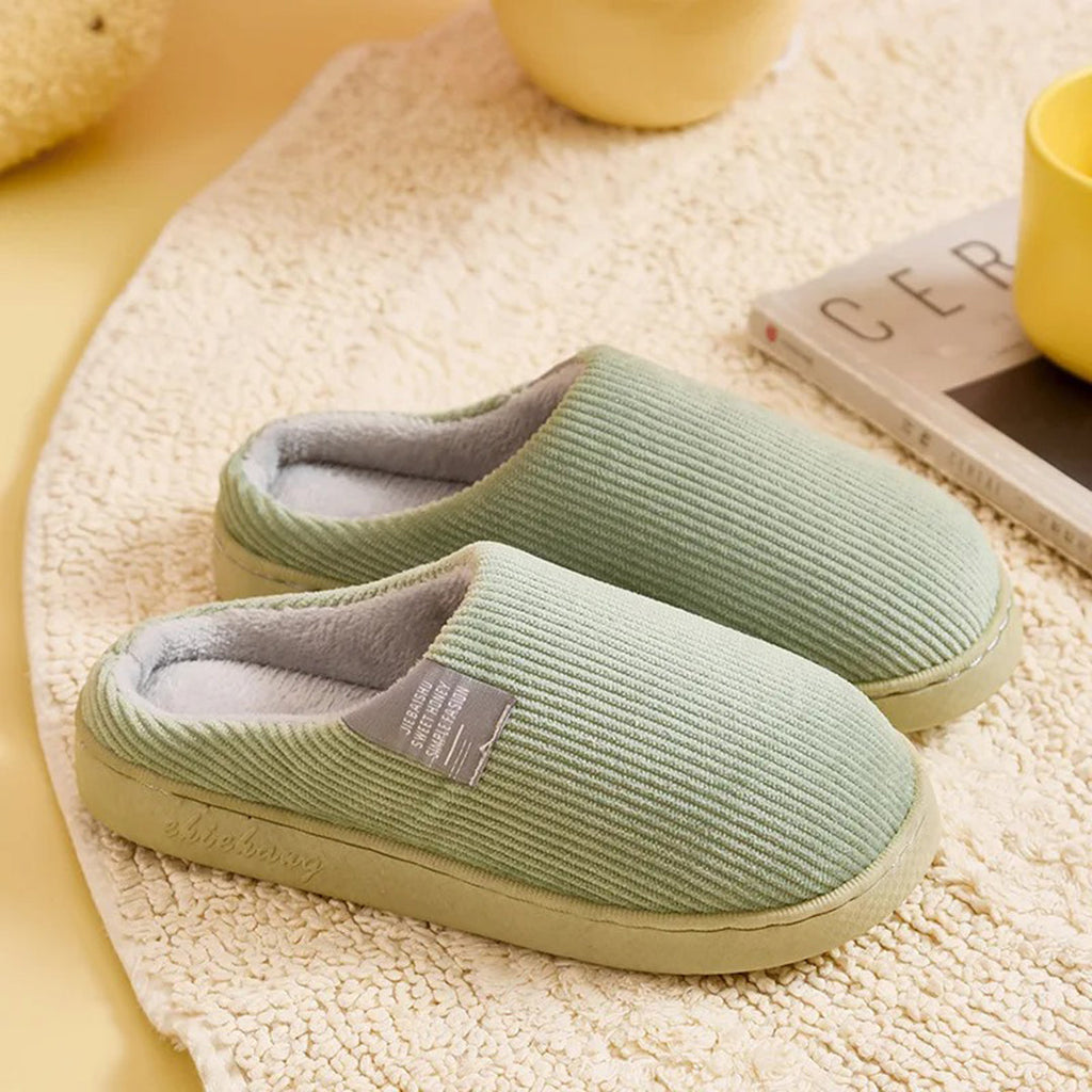 Instap Pantoffels Dames Met Warme Zachte Voering Binnen - Sloffen - Pantoffels