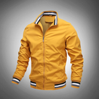 Groene Bomberjack Heren Polyester met Rits en Zakjes 2