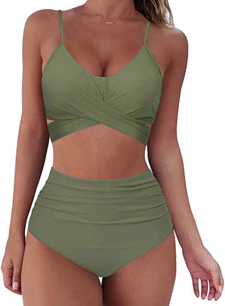Belle High Waisted Kleurrijke Damesbikini Comfortabele Zomerbikini Met Stretchmateriaal En Verstelbare Pasvorm