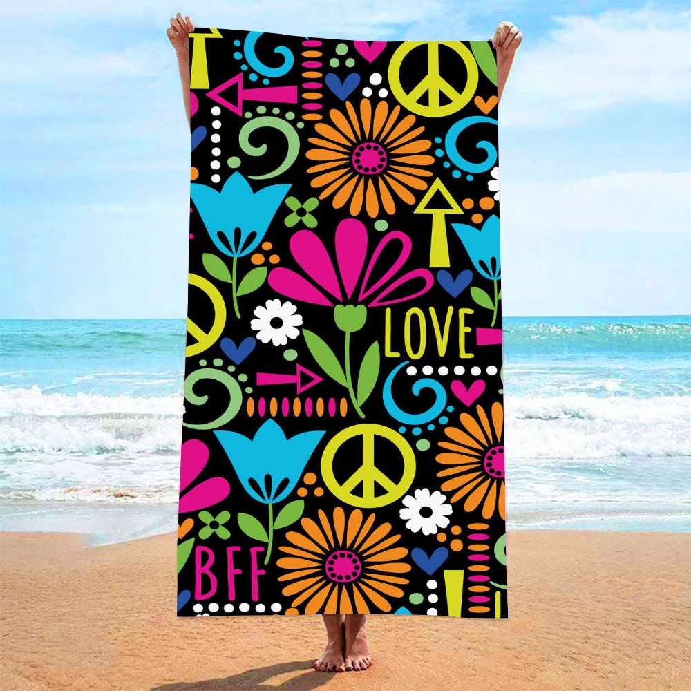 Grote Sneldrogende Microfiber Strandhanddoek XXL - Zandvrij 13