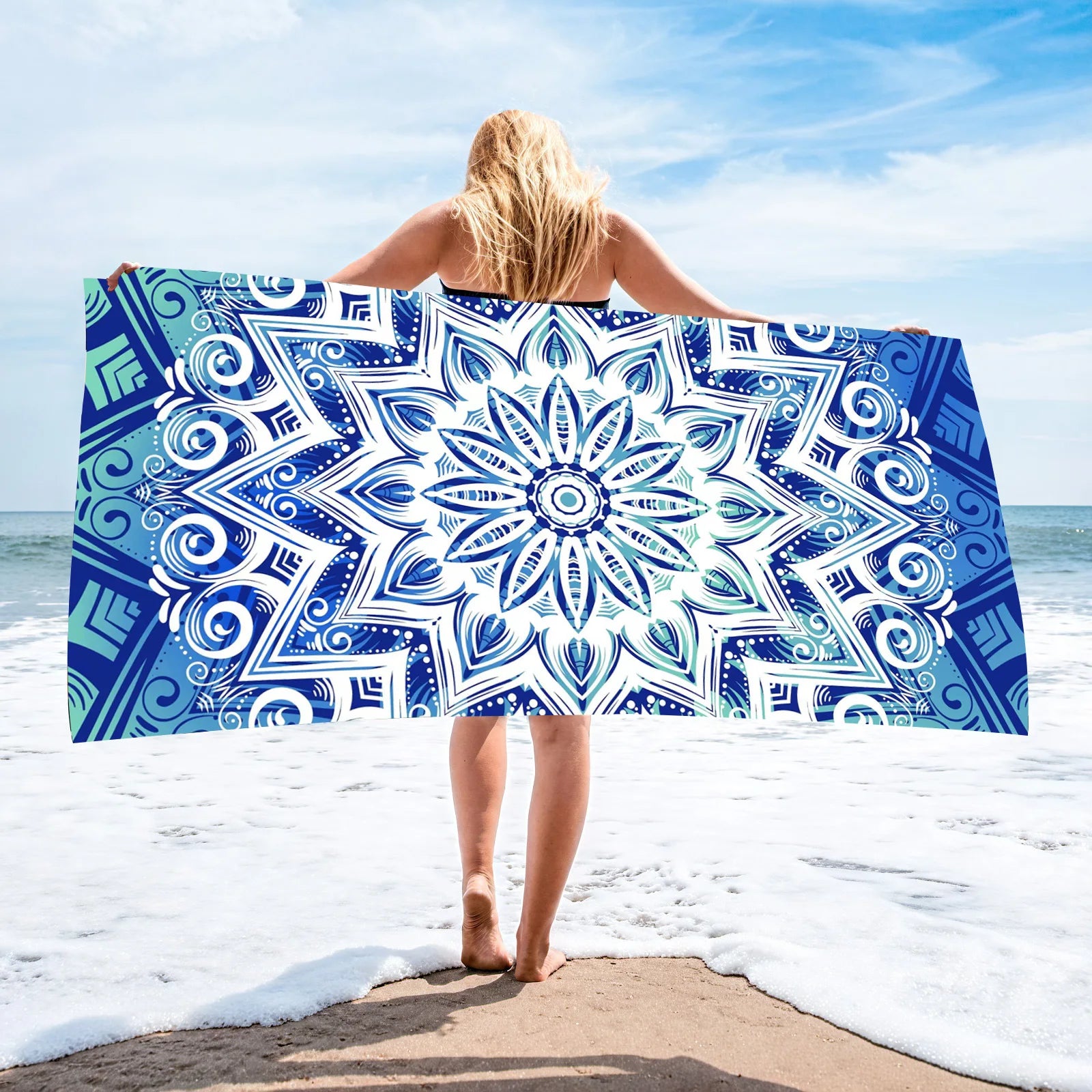 Grote Sneldrogende Microfiber Strandhanddoek XXL - Zandvrij 6