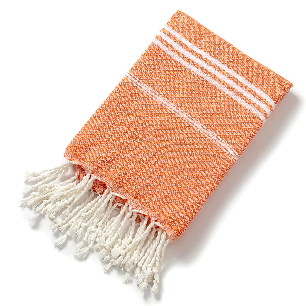 Grote Strandhanddoek 90x180 cm van Katoen – Sneldrogend en Zacht 10