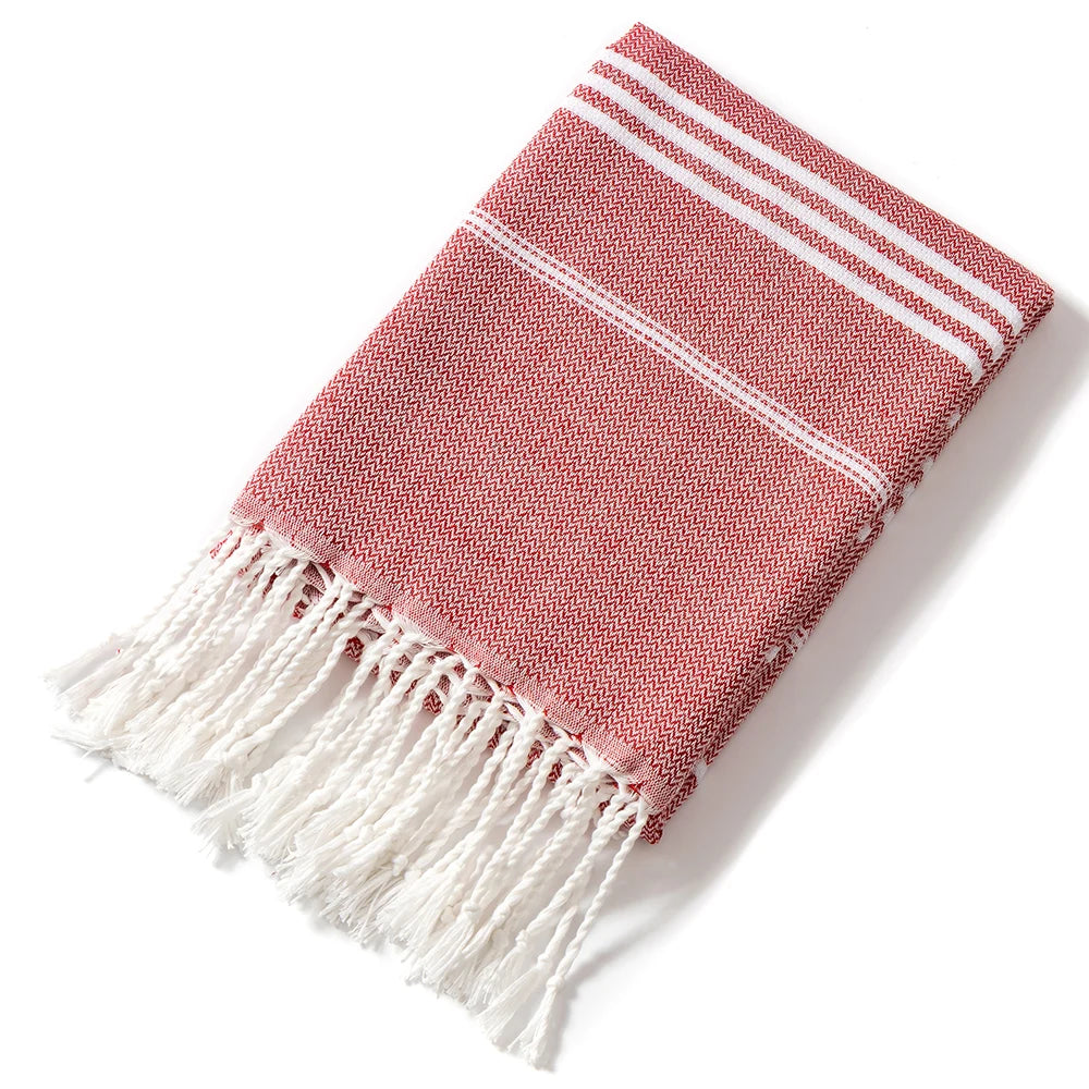 Grote Strandhanddoek 90x180 cm van Katoen – Sneldrogend en Zacht 12