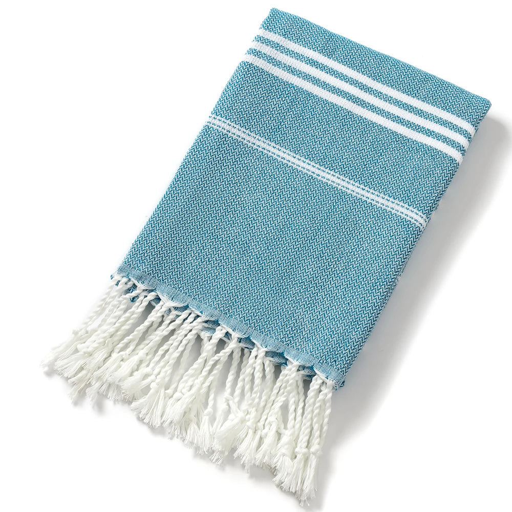 Grote Strandhanddoek 90x180 cm van Katoen – Sneldrogend en Zacht 13