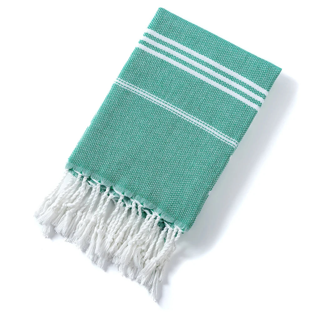 Grote Strandhanddoek 90x180 cm van Katoen – Sneldrogend en Zacht 7