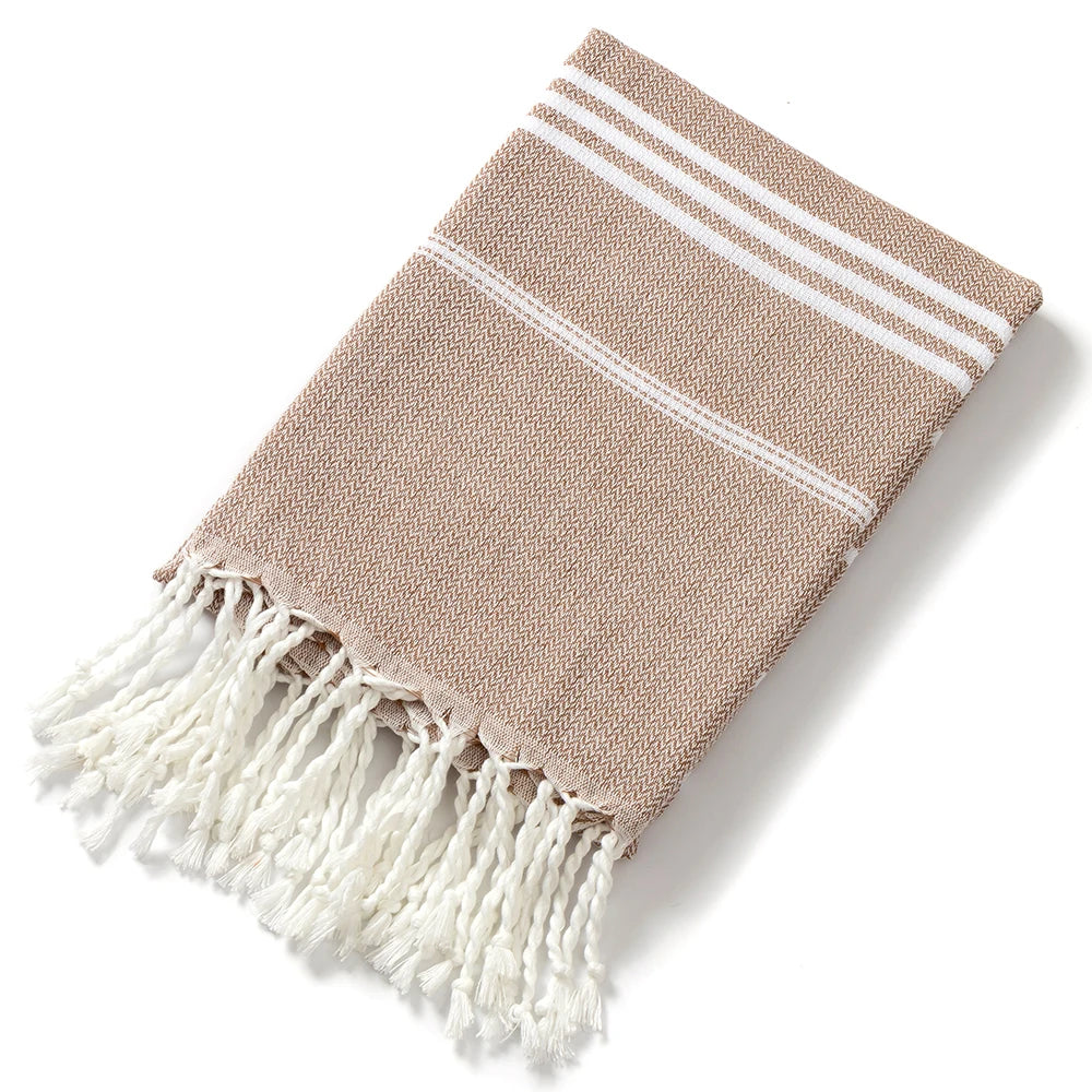 Grote Strandhanddoek 90x180 cm van Katoen – Sneldrogend en Zacht 9