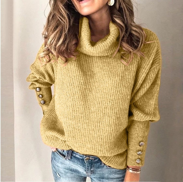 Tila Lichte Turleneck Pullover voor Dames