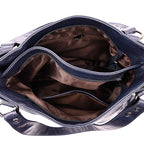De Jennifer Handtas Vegan Leer Met Afneembare Strap En Zwart Hardware