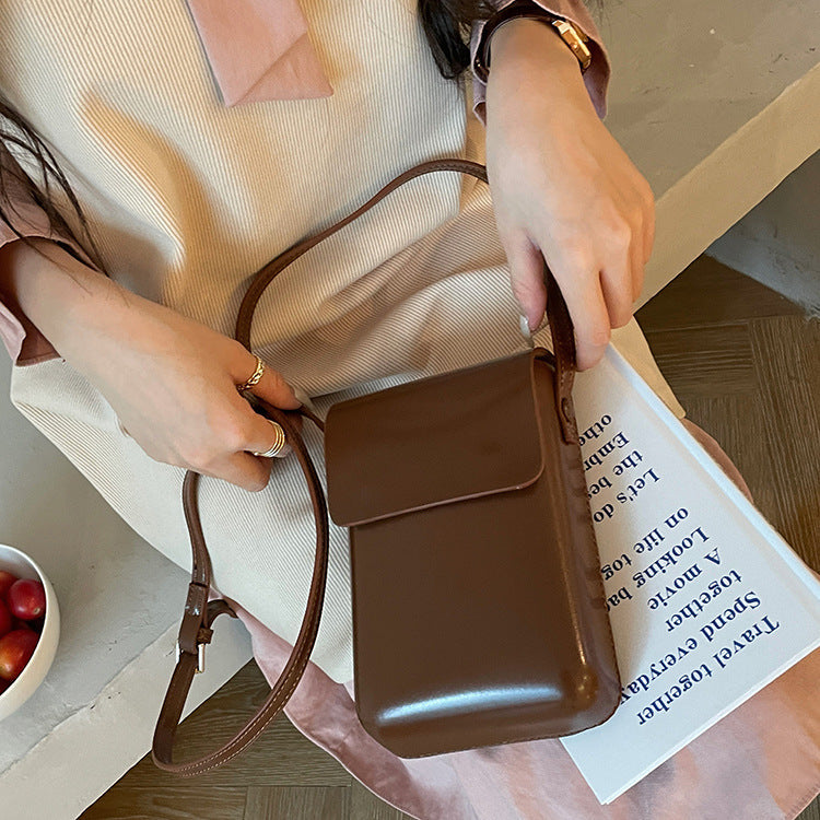 De OUSU Mini PU-leren portemonnee