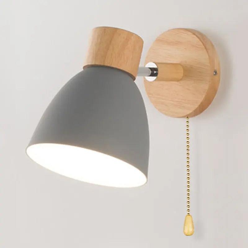 Yadiel - Scandinavische Houte Wandlamp