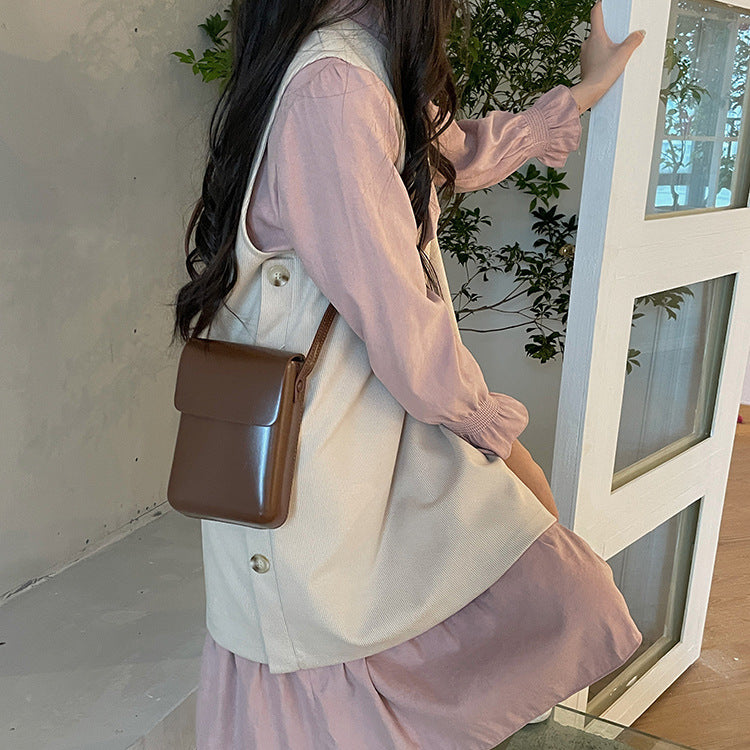 De OUSU Mini PU-leren portemonnee