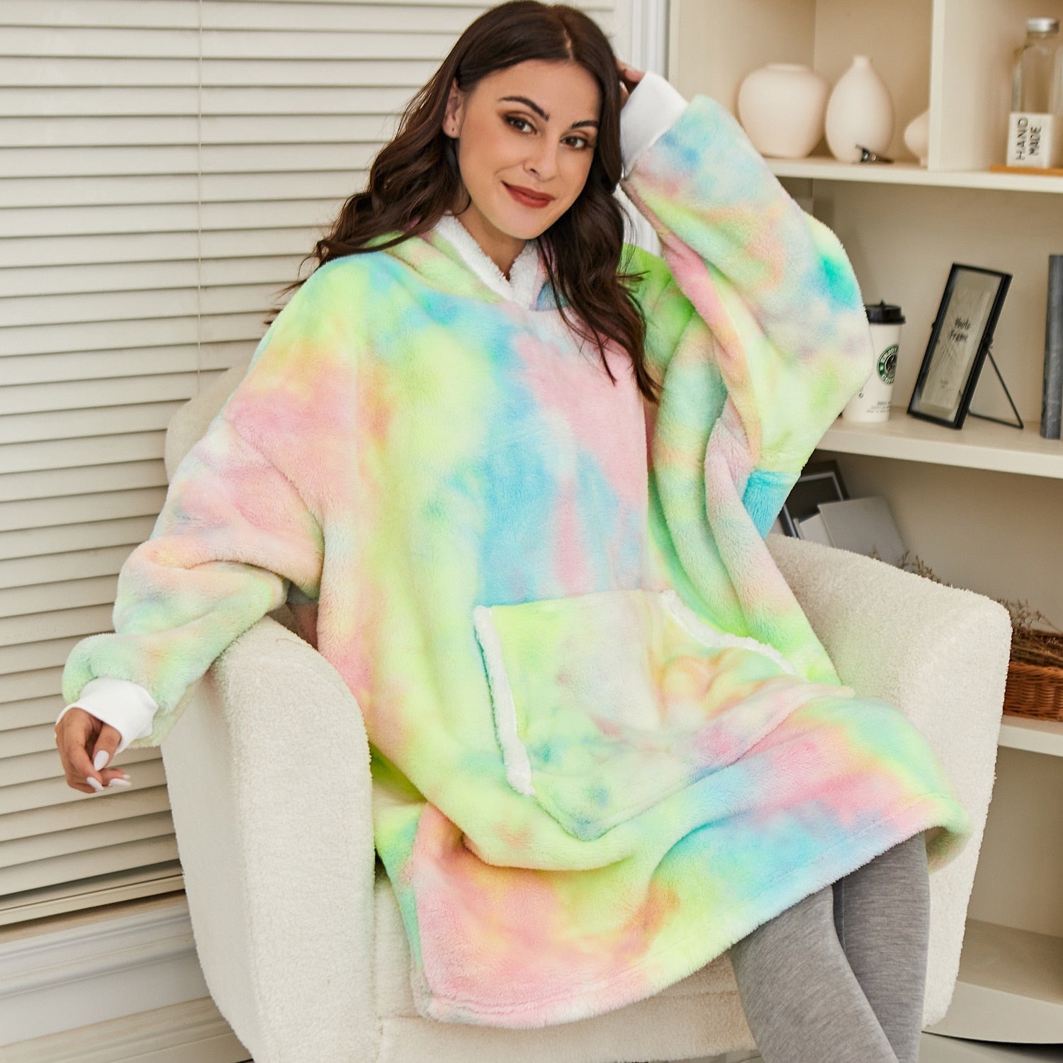 Adōre Hoodie & Deken | Heerlijke Combinatie van een Zachte Hoodie en Comfy Deken in één!