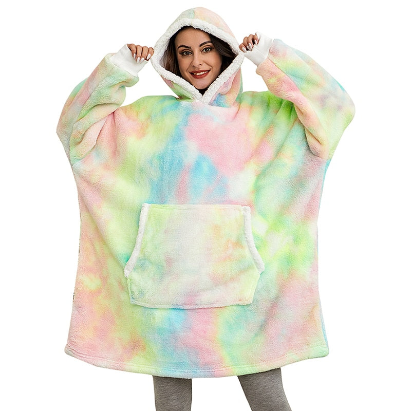 Adōre Hoodie & Deken | Heerlijke Combinatie van een Zachte Hoodie en Comfy Deken in één!