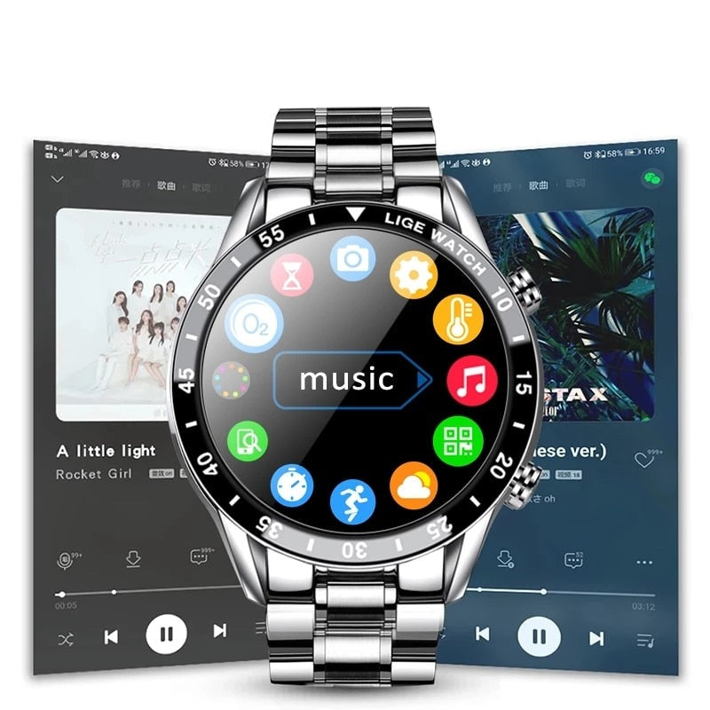 Smartwatch Deluxe Multi-functioneel Luxe Uitstraling