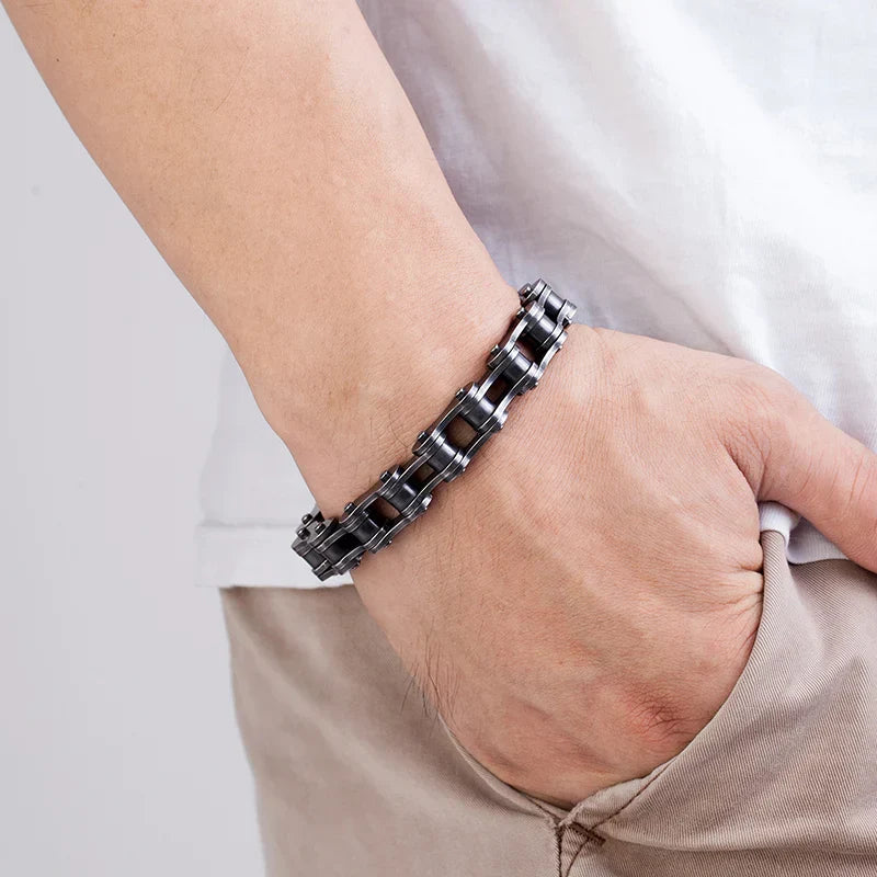 Titan Craft Vintage Zwarte Kettingarmband