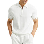 Variant image for Heren Polo Shirt Gestreept Maat L Katoen - Lange Mouw Poloshirt Heren-6