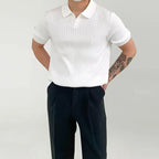 Heren T Shirt Zwart M Katoen Spierfit-1