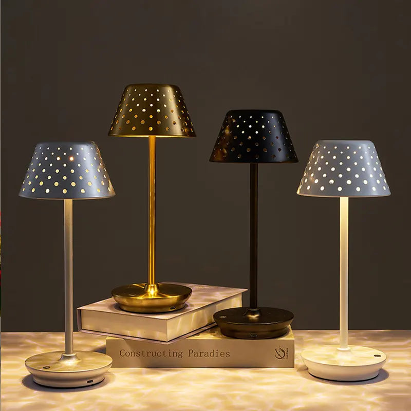 Lumeo | Oplaadbare LED Tafellamp – Slimme Dimmerfunctie en Minimalistisch Design