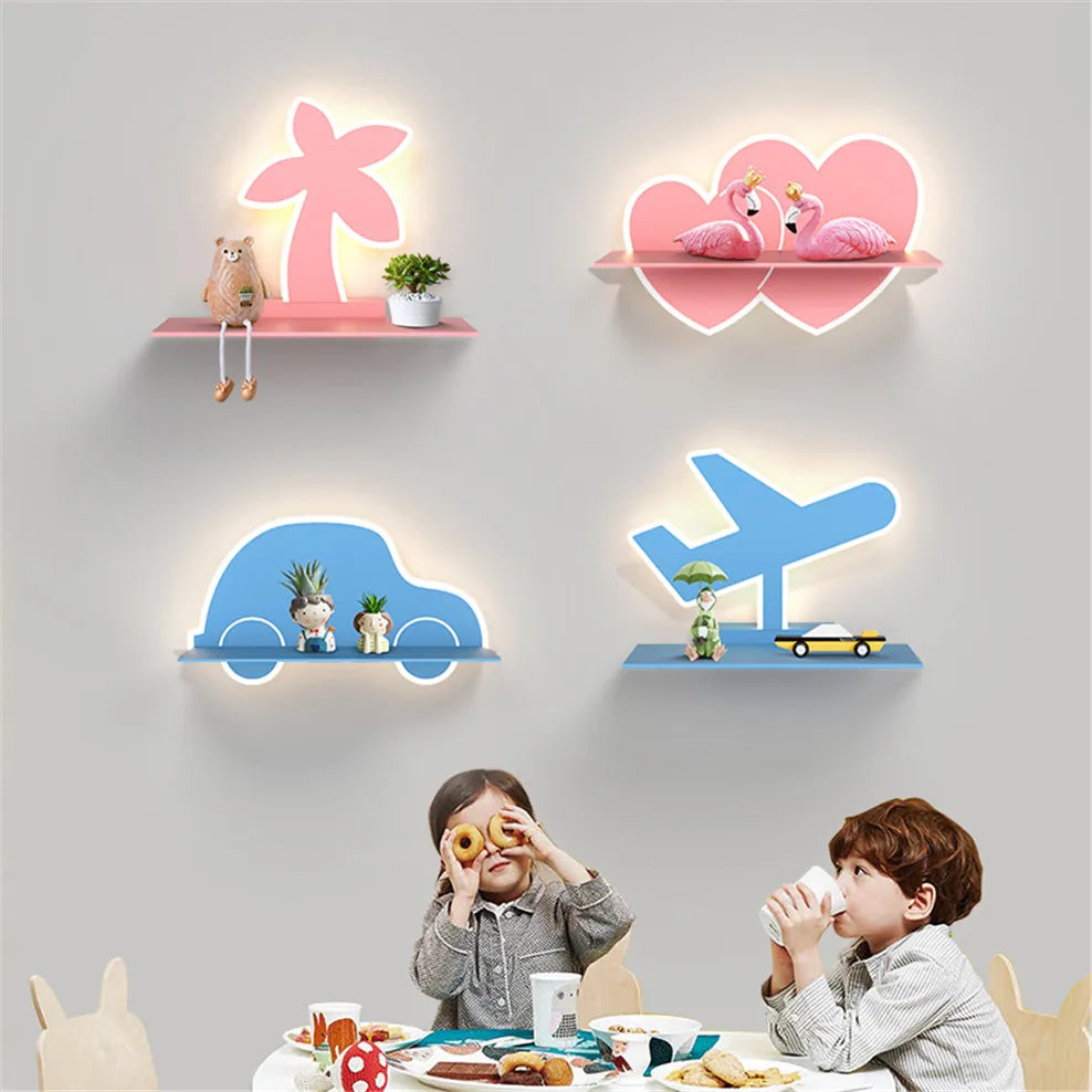 AeroLight LED Wandlamp - Vliegtuigontwerp voor Slaapkamer