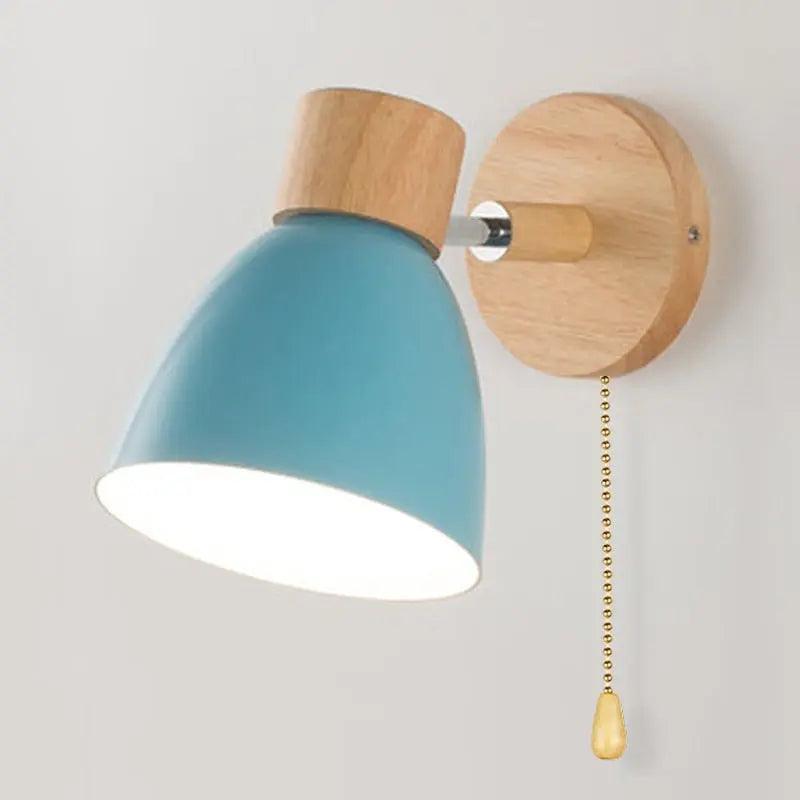 Yadiel - Scandinavische Houte Wandlamp