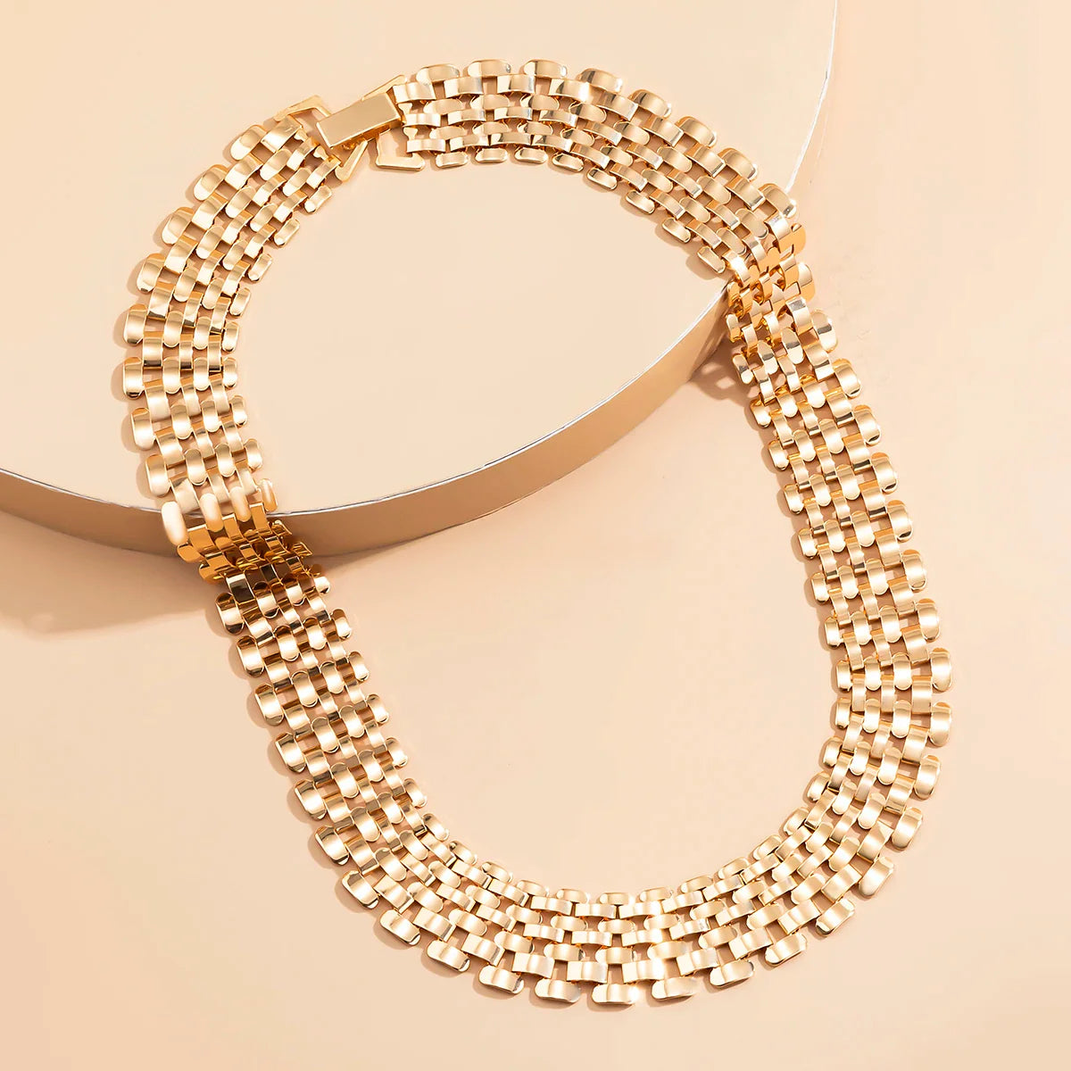 Glamoureuze draperie ketting