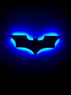 Batman LED Wandlamp met Draadloze Afstandsbediening en Kleurverandering