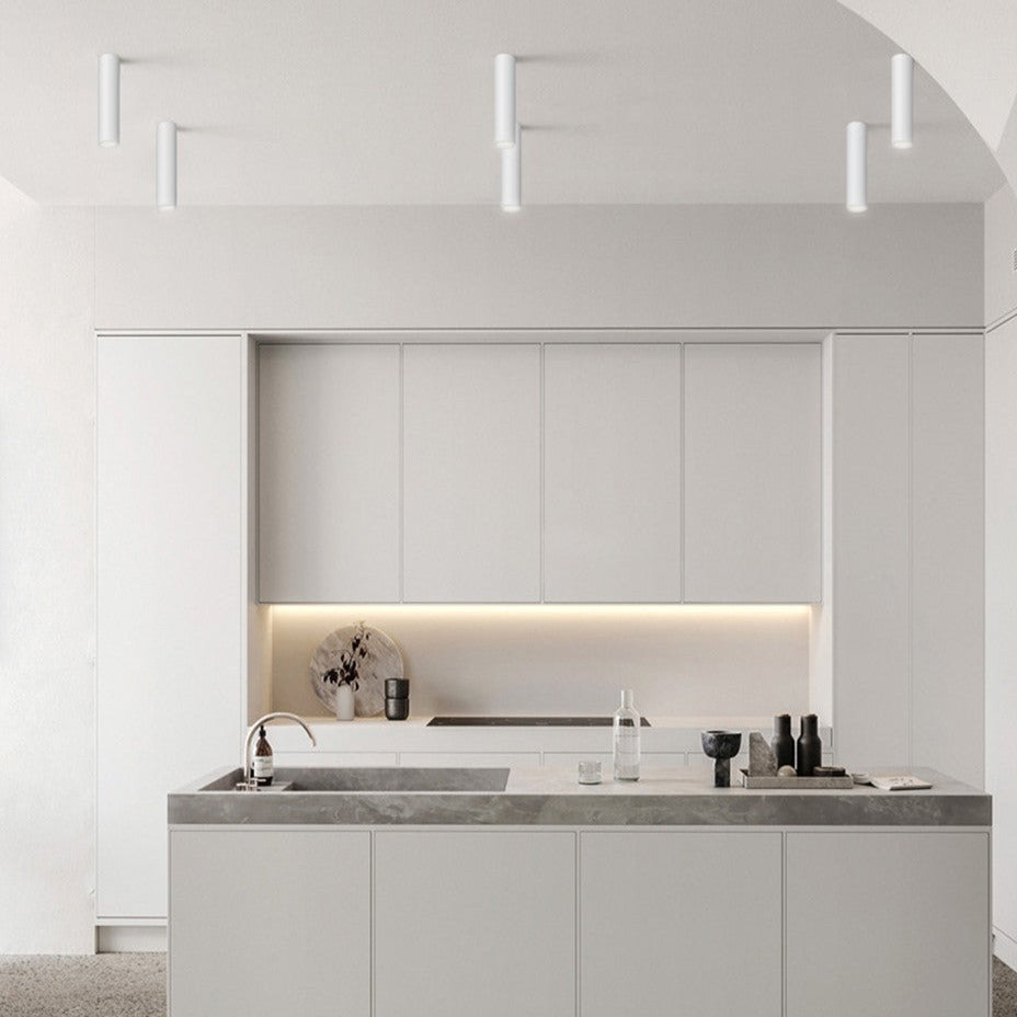 Spot moderne LED in de vorm van een gouden buis Grover