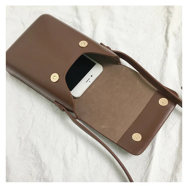De OUSU Mini PU-leren portemonnee