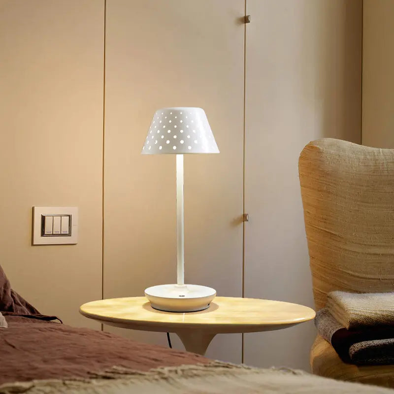 Lumeo | Oplaadbare LED Tafellamp – Slimme Dimmerfunctie en Minimalistisch Design