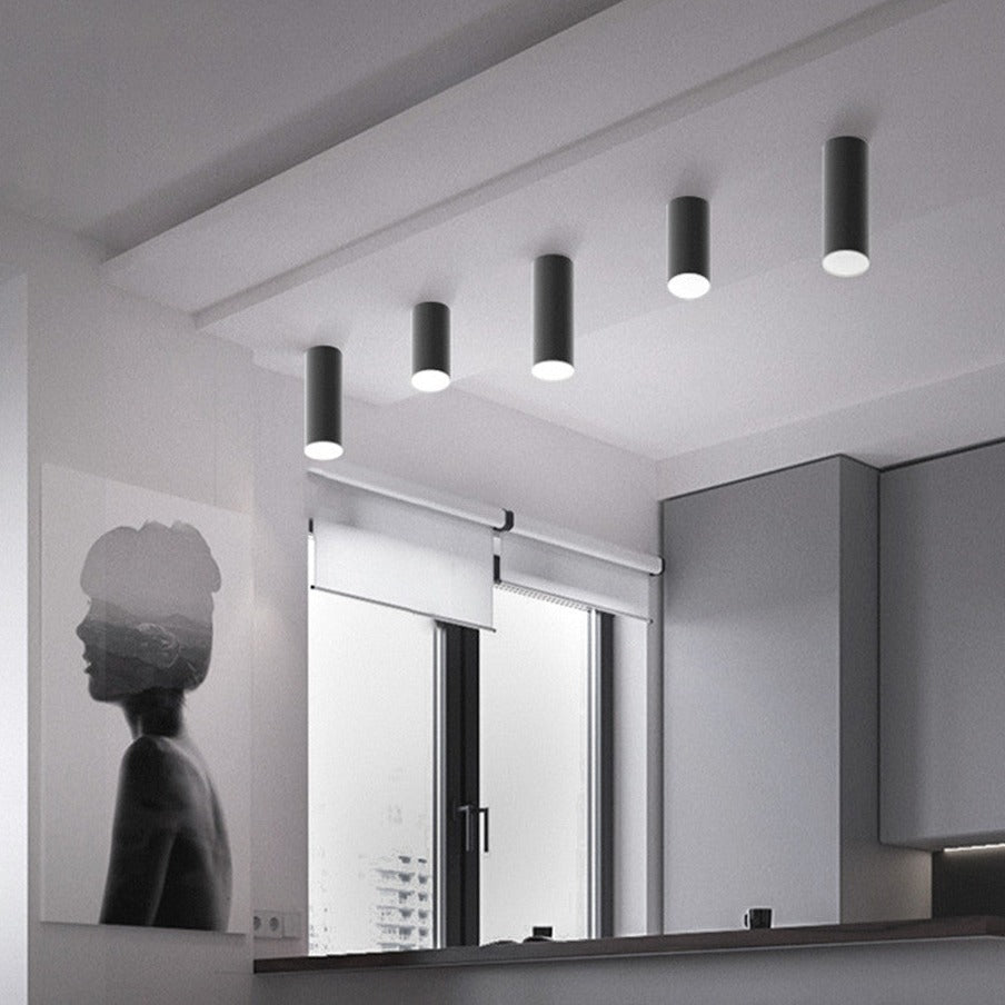 Spot moderne LED in de vorm van een gouden buis Grover