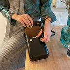 De OUSU Mini PU-leren portemonnee