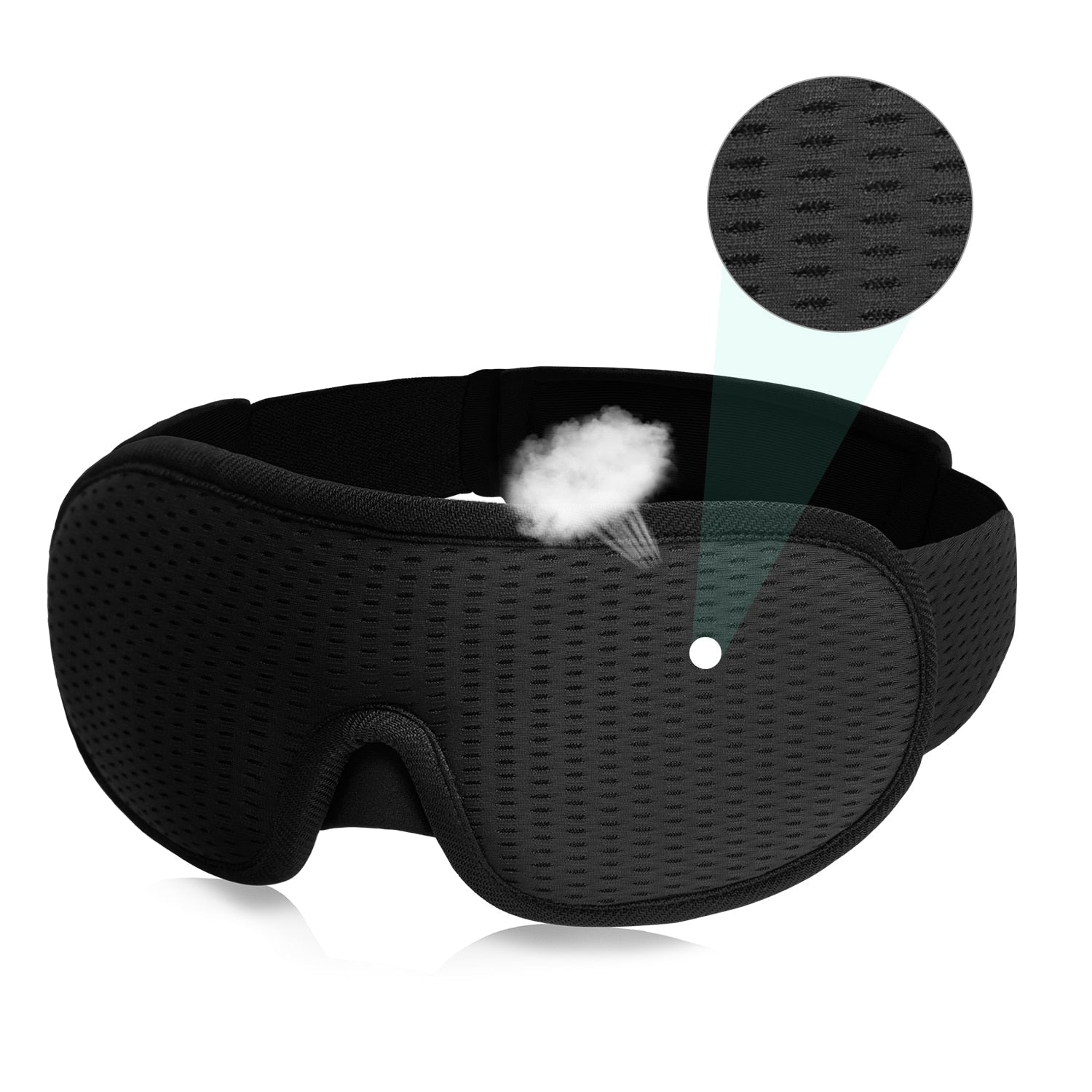 3D Slaapmasker | Lichtblokkering & Zacht Gevoerd