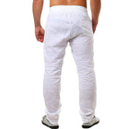 Linnen Pantalon Heren Zomer Luchtig Casual Comfortabel