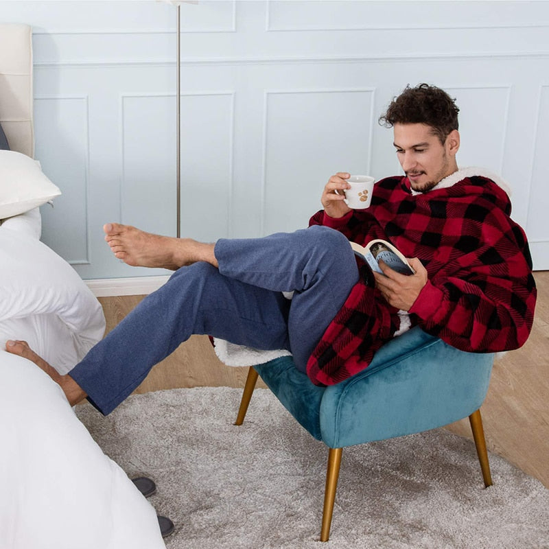 Adōre Hoodie & Deken | Heerlijke Combinatie van een Zachte Hoodie en Comfy Deken in één!