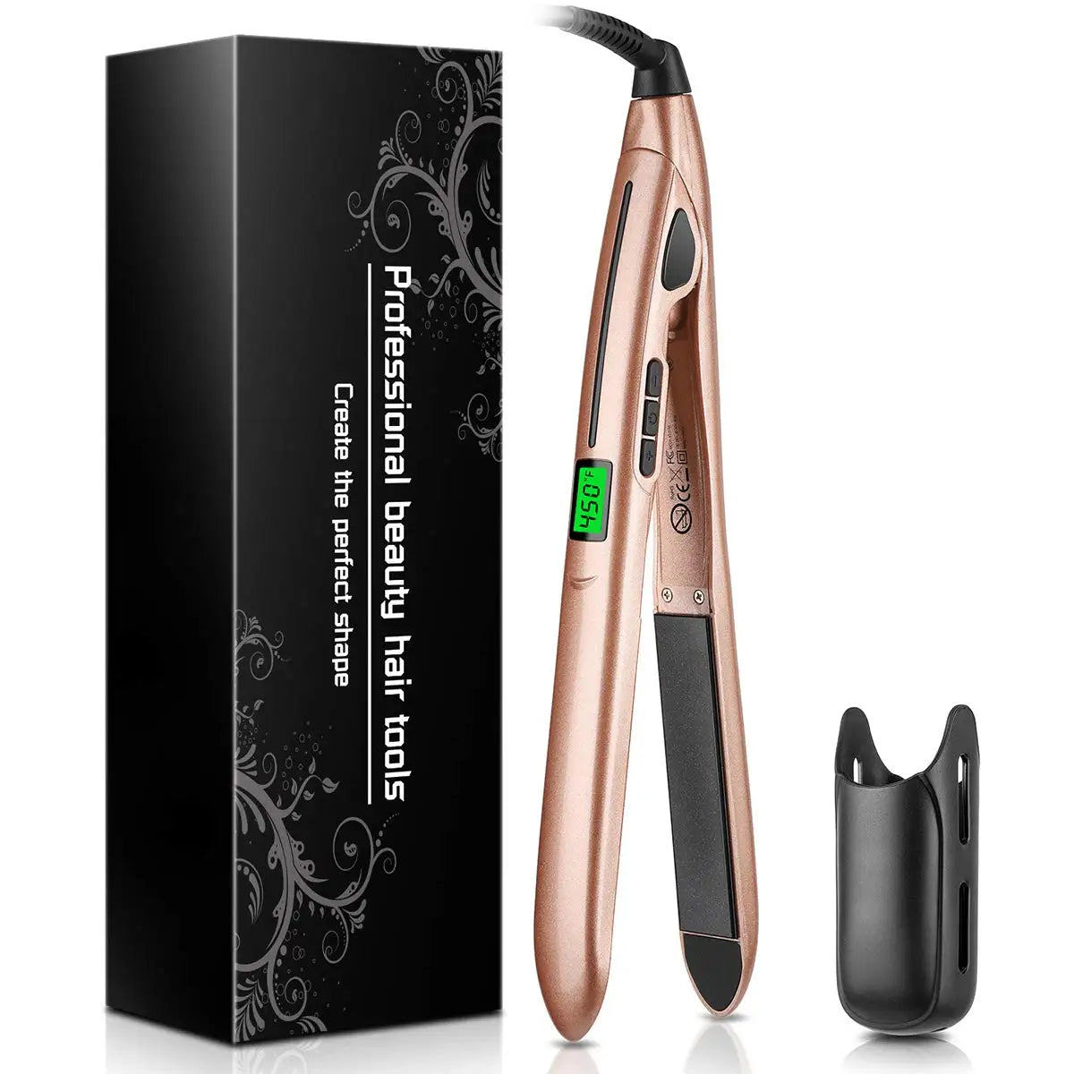 Haar Waver En Steilijzer Keramische Toermalijn LCD
