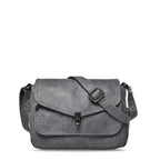 De Regina Crossbody Bag Vegan Leer Zwart Kleine Schoudertas Met Binnen Compartiment