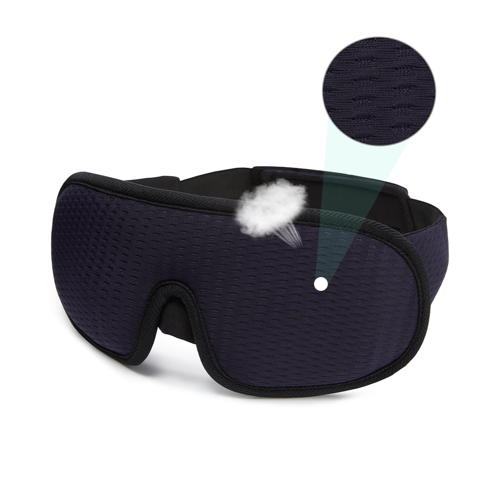 3D Slaapmasker | Lichtblokkering & Zacht Gevoerd