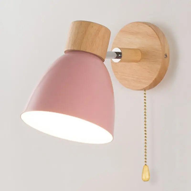 Yadiel - Scandinavische Houte Wandlamp