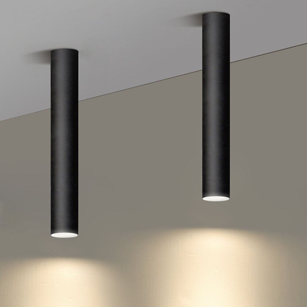 Spot moderne LED in de vorm van een gouden buis Grover