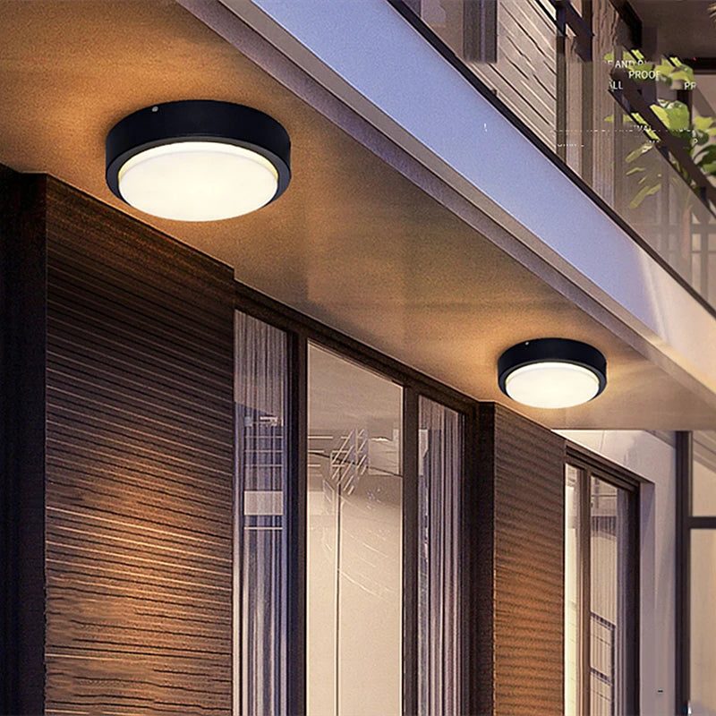 Moderne Waterdichte LED Plafondlamp voor Badkamer en Buiten - 16W/20W Ronde Plafonniere met Oppervlaktemontage-1