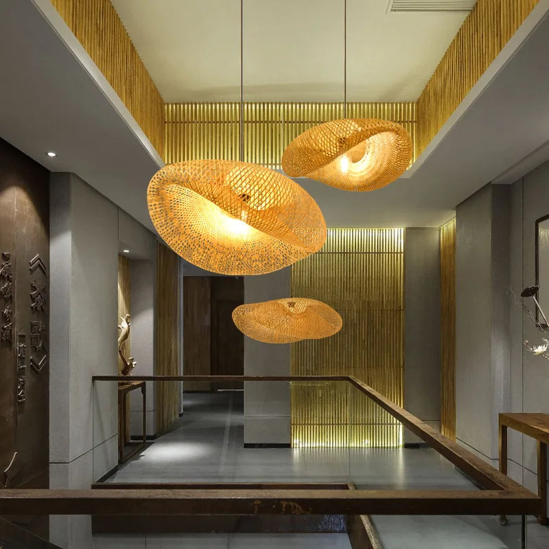 EcoLantern - Vintage Bamboe LED hanglamp