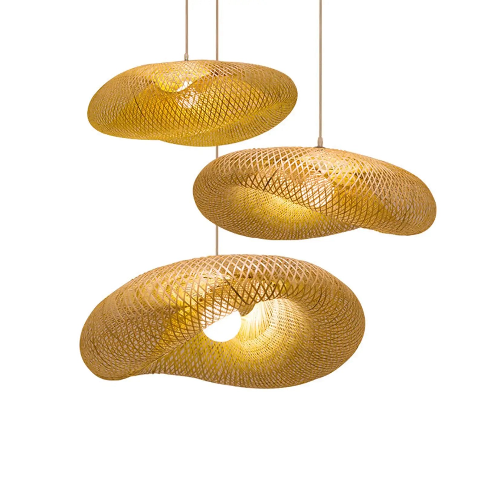 EcoLantern - Vintage Bamboe LED hanglamp