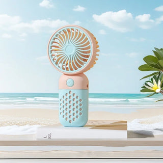 Handheld Oplaadbare Ventilator – Compact USB Mini Ventilator met 5 Snelheden 0