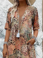Harper | Dames Midi-jurk met bloemenprint | Elegant 5