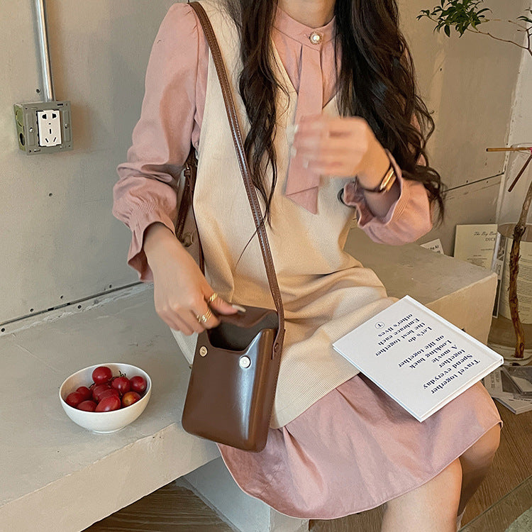 De OUSU Mini PU-leren portemonnee