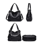 De Jennifer Handtas Vegan Leer Met Afneembare Strap En Zwart Hardware