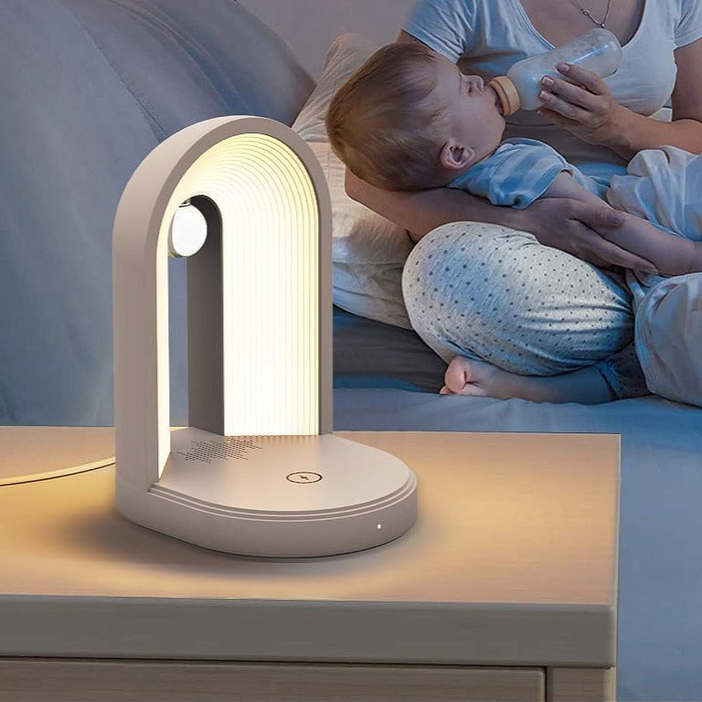 ArcLine Tafellamp – Moderne Boogvorm in Wit of Roze