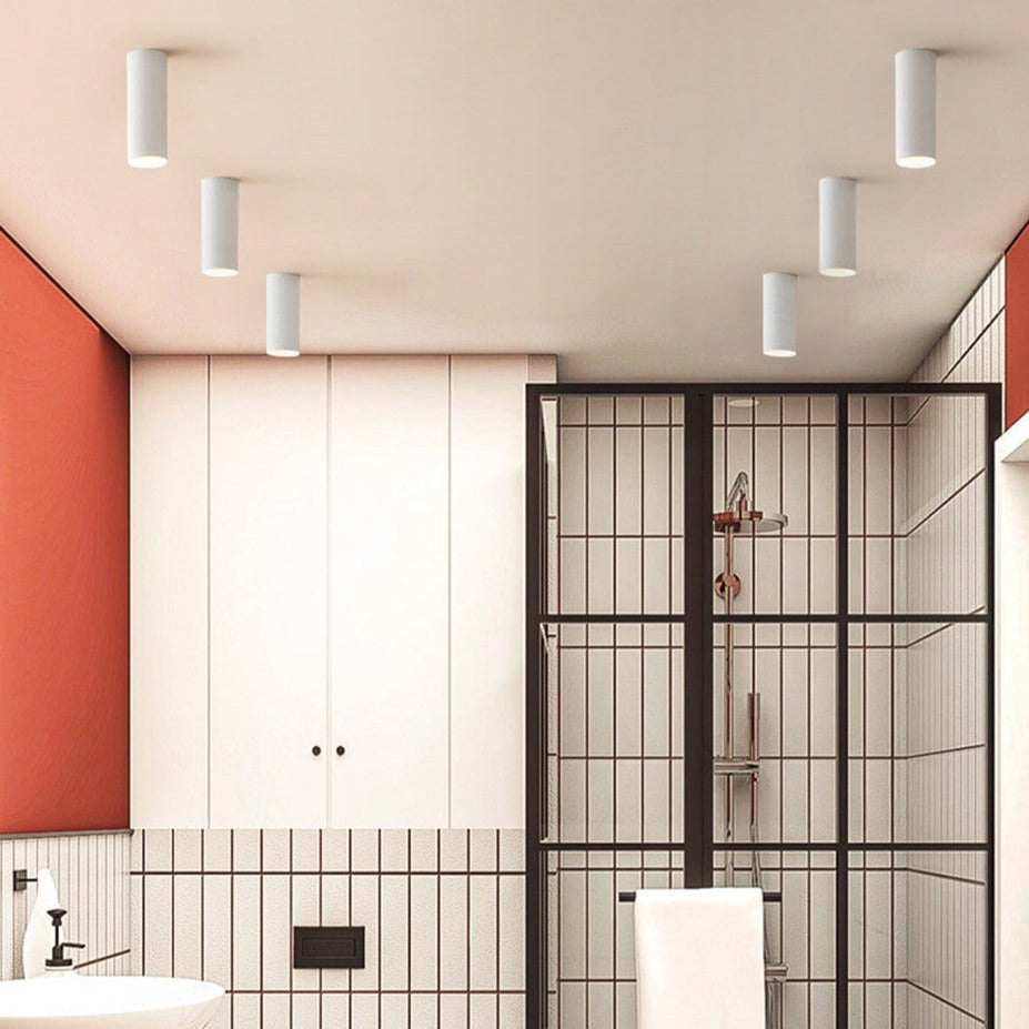 Spot moderne LED in de vorm van een gouden buis Grover